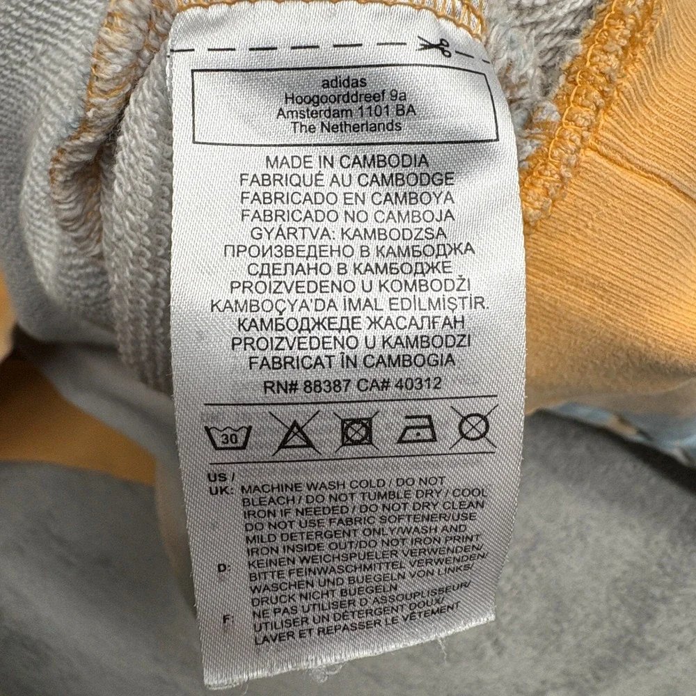 Adidas Originals Adventure Pullover Hoodie‎ Mens Medium Chameleon Logo Lizard